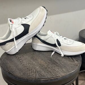 Brand new Nike White and Black Athletic Shoes